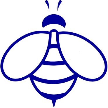 Icon einer Wildbiene/ bestäubendes Insekt